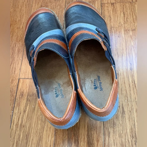 Spring Step Women's NEETA Navi Multi Slip On Shoes Size EU 40/US 9 - Picture 10 of 13